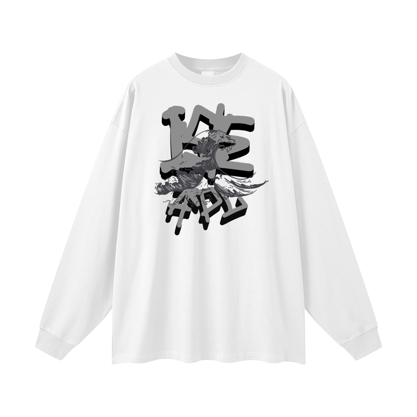 Oversized Unisex Long Sleeve T-Shirt