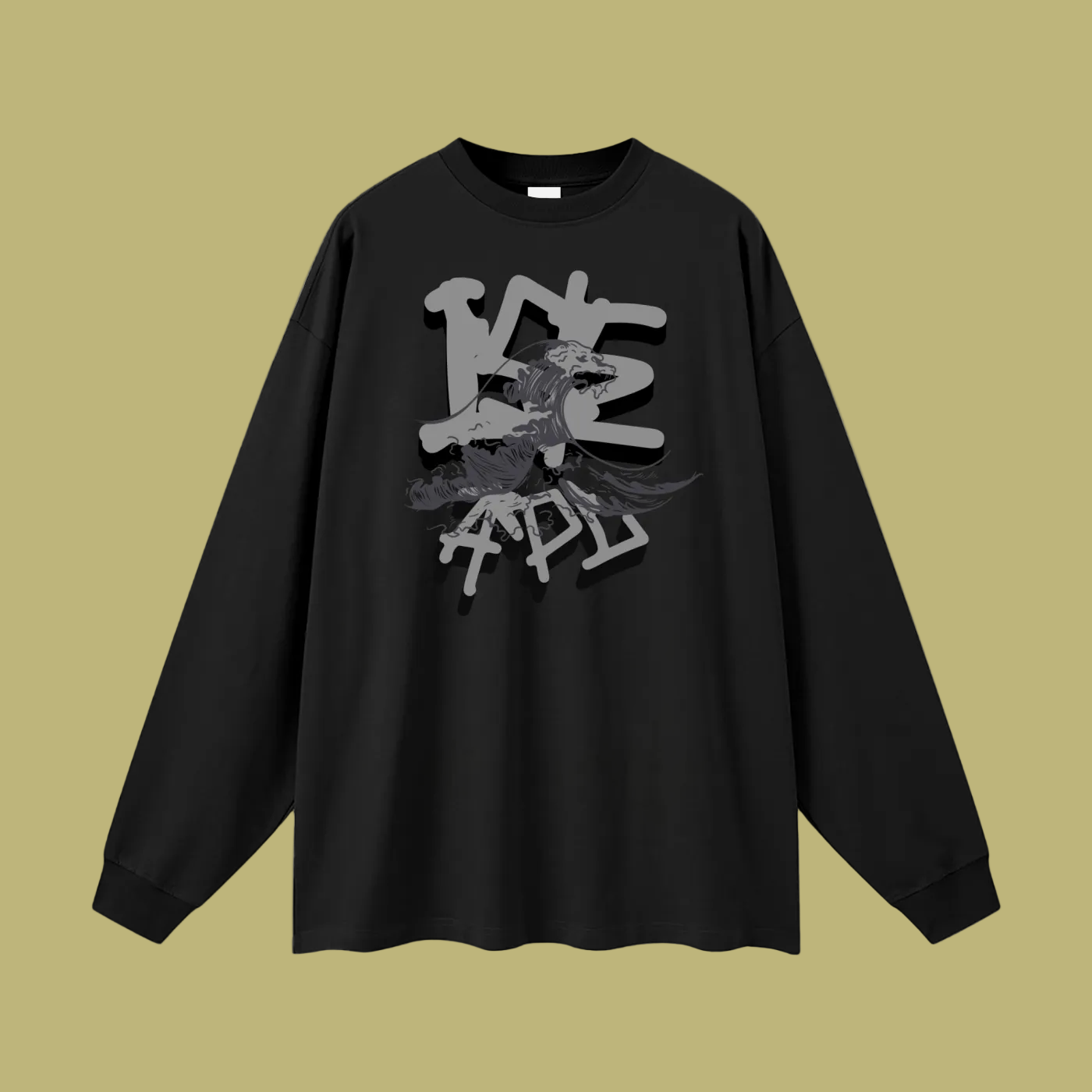 Oversized Unisex Long Sleeve T-Shirt