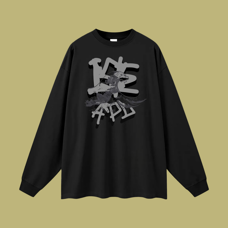 Oversized Unisex Long Sleeve T-Shirt